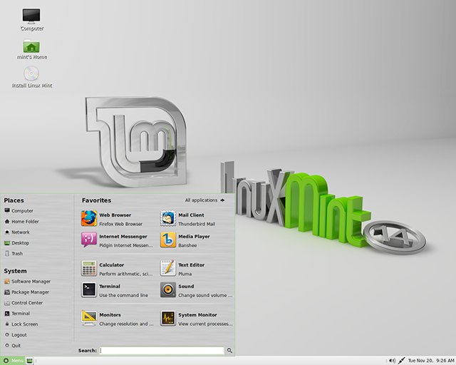 Distribuição Linux Mint